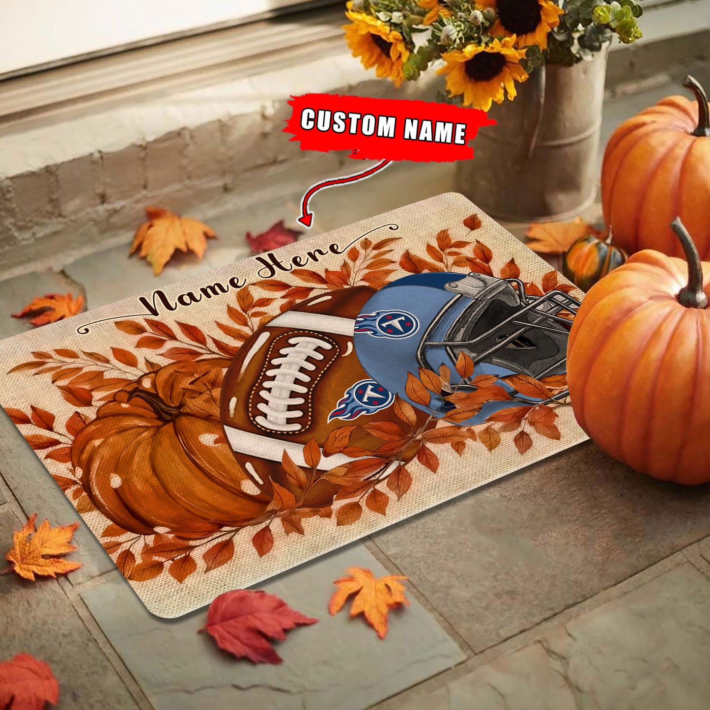 Tennessee Titans  Fall Doormat New Collection AZBTDM000072