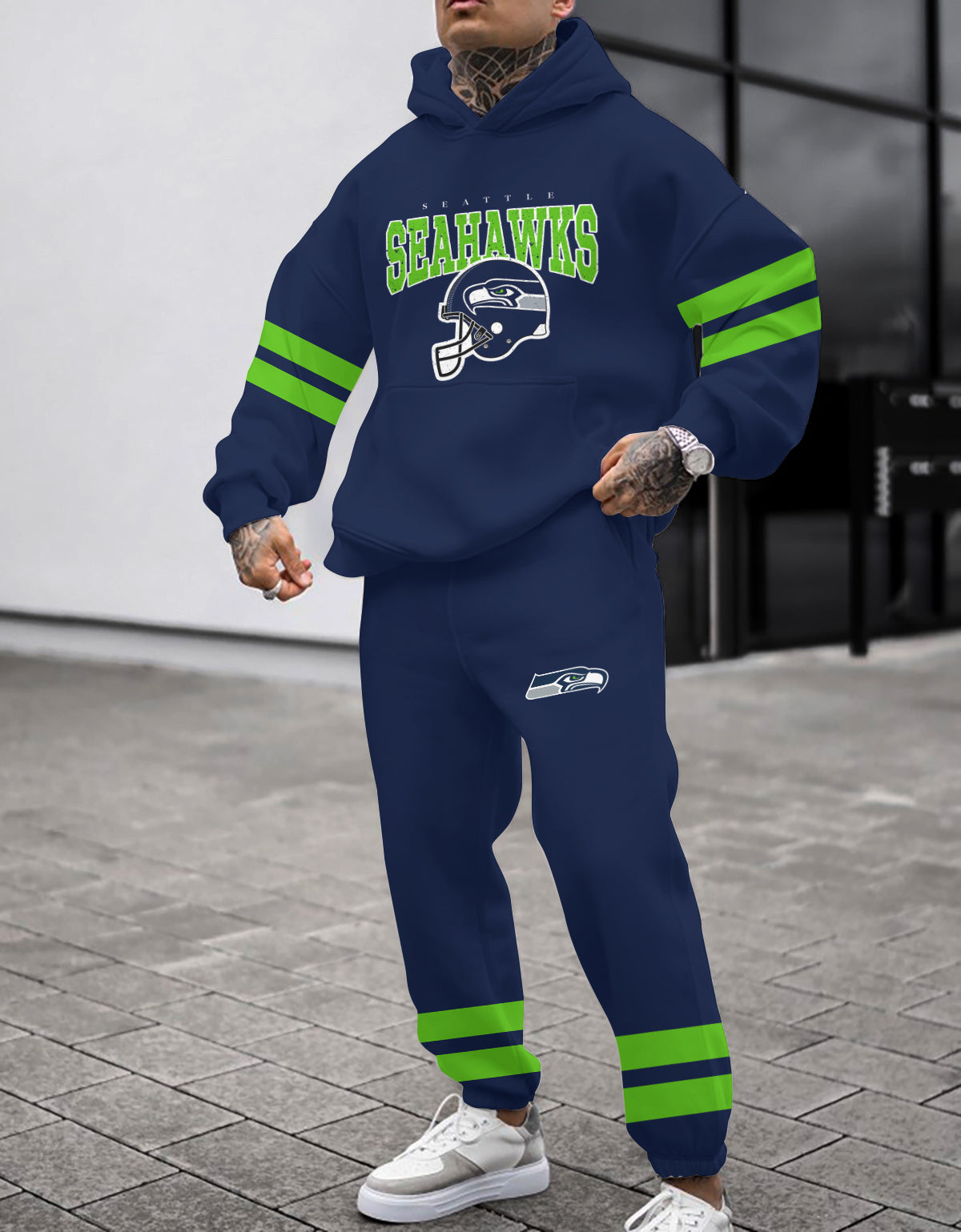 Seattle Seahawks Combo Pullover Hoodie And Sweatpants AZBTPHSP000444