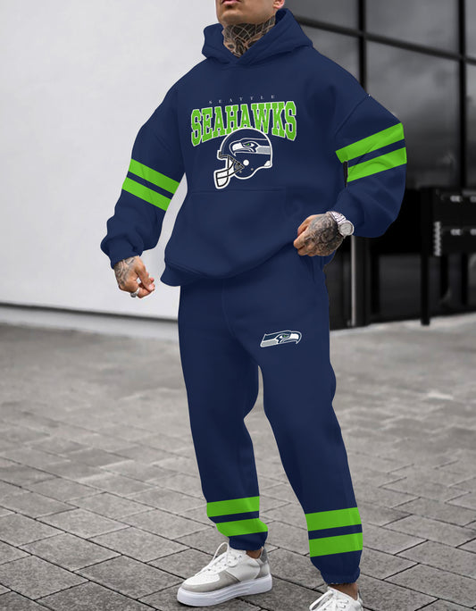 Seattle Seahawks Combo Pullover Hoodie And Sweatpants AZBTPHSP000444