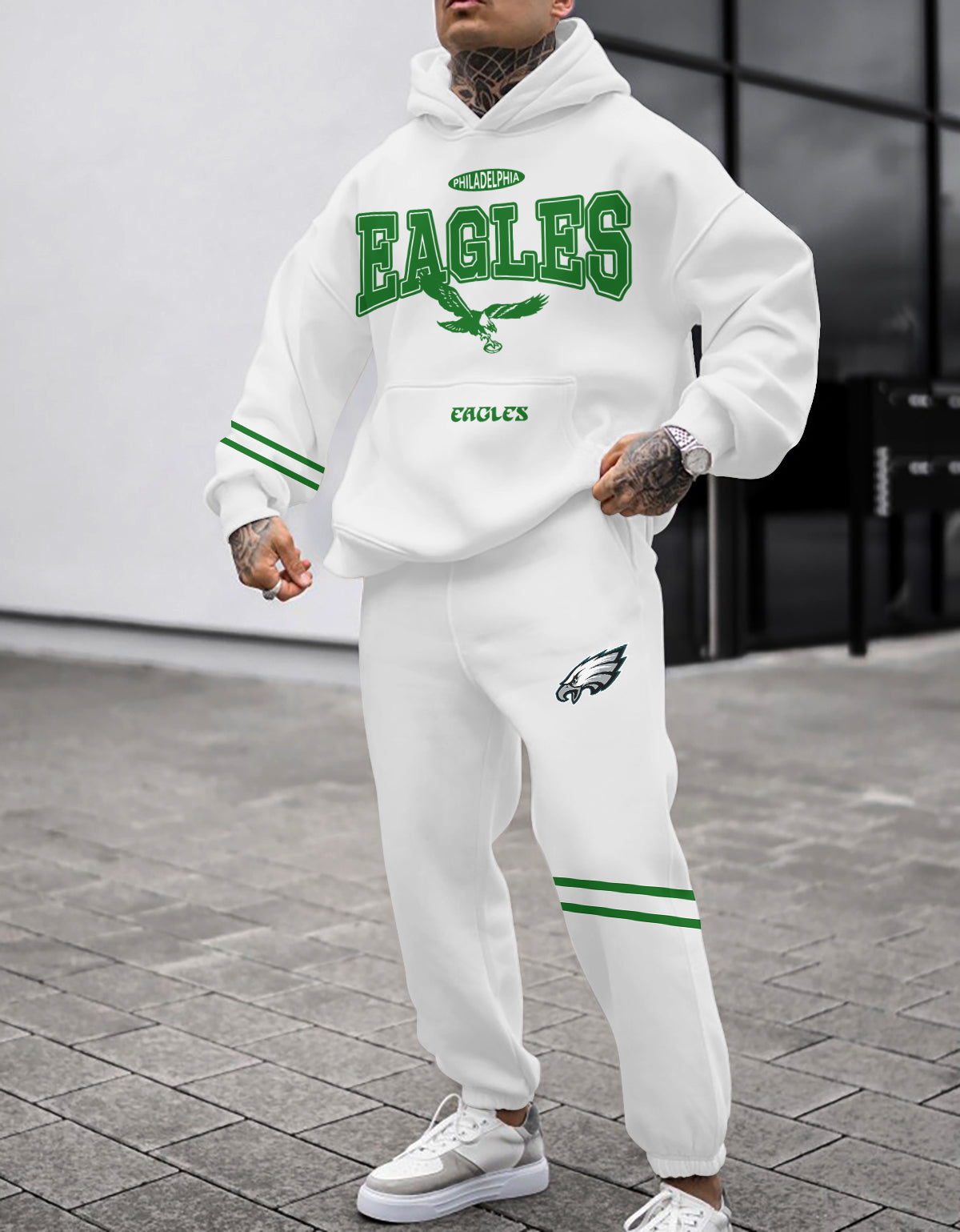 Philadelphia Eagles Combo Pullover Hoodie And Sweatpants AZBTPHSP000174