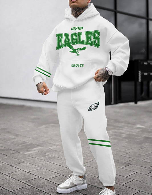 Philadelphia Eagles Combo Pullover Hoodie And Sweatpants AZBTPHSP000174