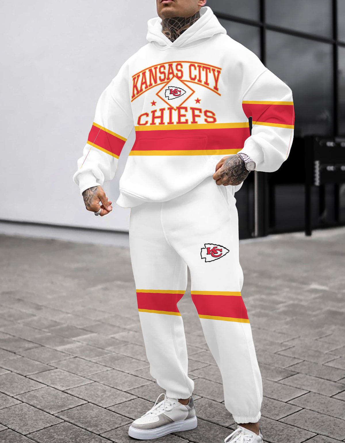 Kansas City Chiefs Combo Pullover Hoodie And Sweatpants AZBTPHSP000420
