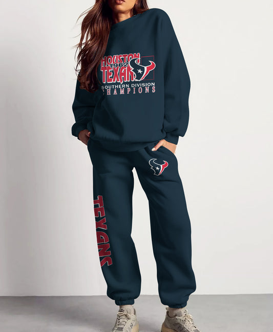 Houston Texans Combo 3D Sweatsuit and Sweatpants Unisex CBSP8