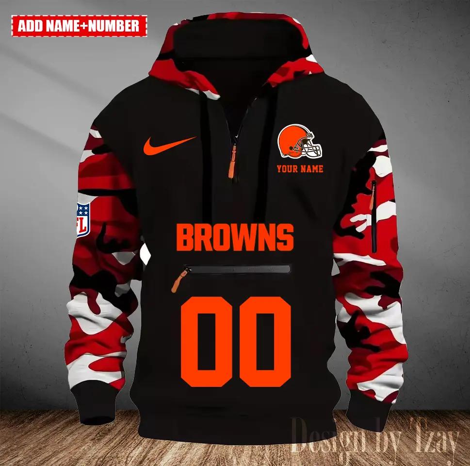 Cleveland Browns Camouflage Hooded Sweatshirt HA07