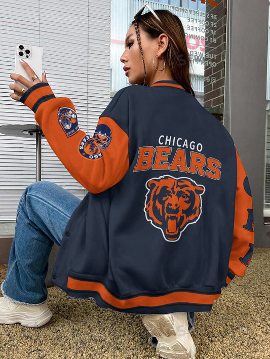 Chicago Bears National Football League Varsity Jacket AZBTVJK000553