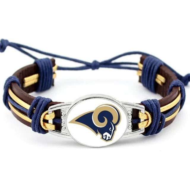 Los Angeles Rams Leather Bracelets