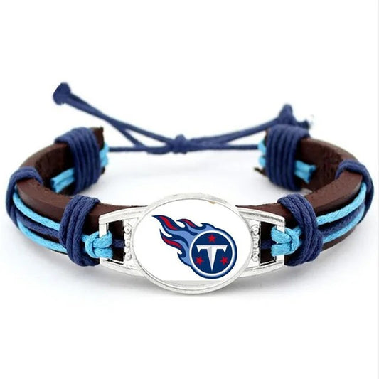 Tennessee Titans Leather Bracelets