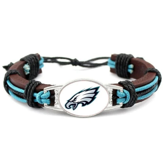 Philadelphia Eagles Leather Bracelets