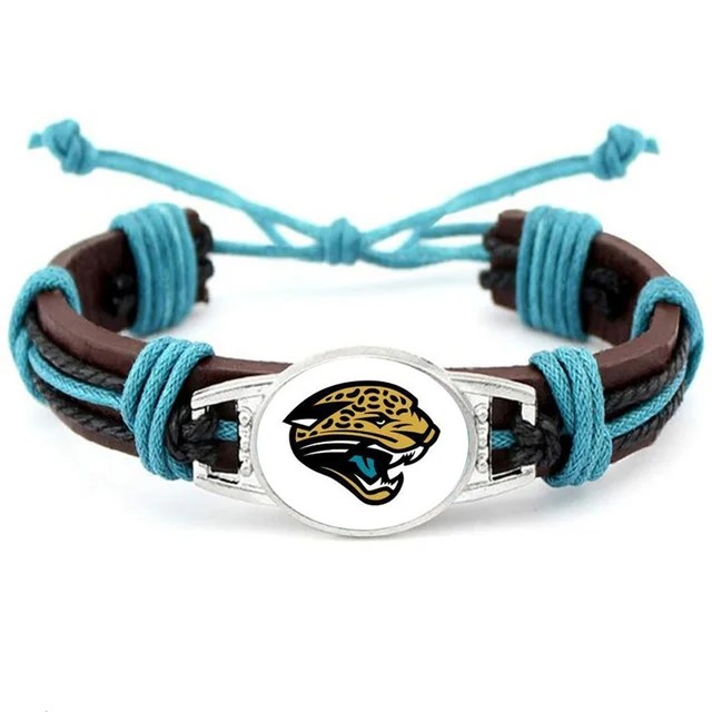 Jacksonville Jaguars Leather Bracelets