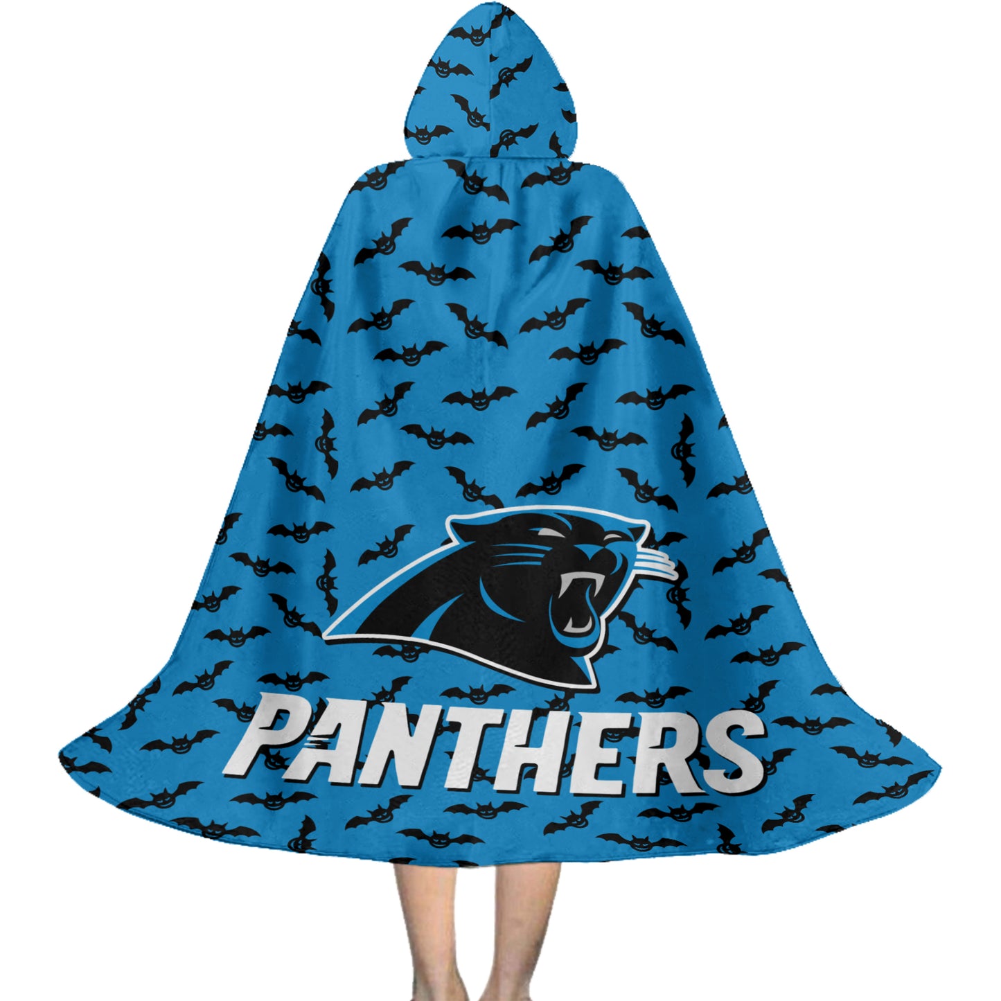 Carolina Panthers Halloween Bats Limited Edition All-Over Print Halloween Cloak