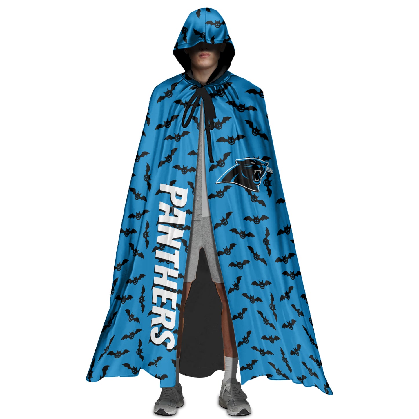 Carolina Panthers Halloween Bats Limited Edition All-Over Print Halloween Cloak