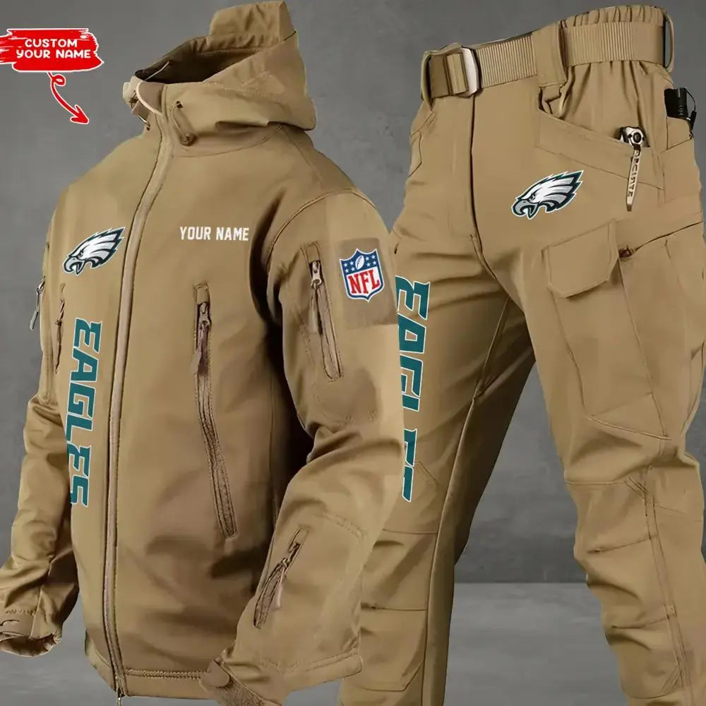 Philadelphia Eagles Outdoor Jacket and Pants 000021