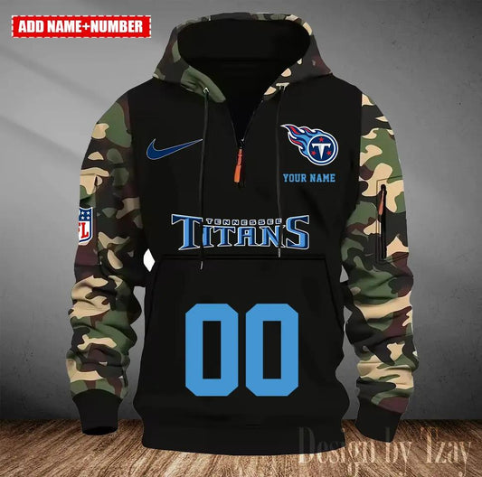 Tennessee Titans Camouflage Hooded Sweatshirt HA31