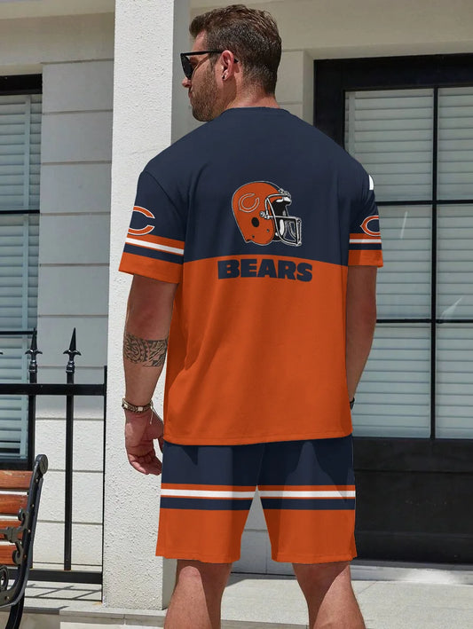Chicago Bears T-shirt and Shorts AZBTTSAS000066