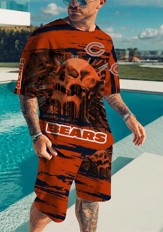 Chicago Bears T-shirt and Shorts AZTS146