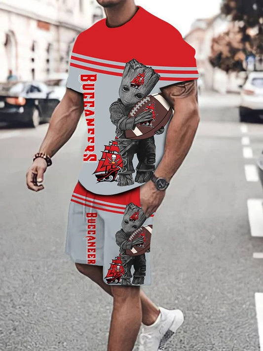 Tampa Bay Buccaneers T-shirt and Shorts AZTS443