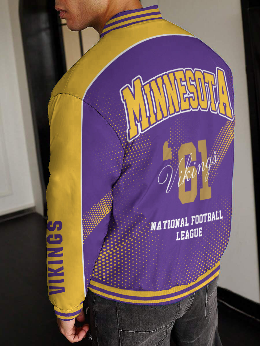 Minnesota Vikings National Football League Varsity Jacket AZBTVJK000451