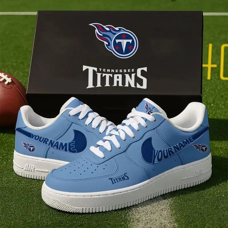 Tennessee Titans New Personalized AF1-1 Sneakers 2025 AZBTAF1N000031