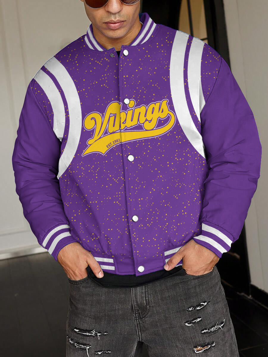 Minnesota Vikings National Football League Varsity Jacket AZBTVJK000448