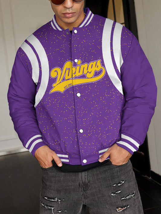 Minnesota Vikings National Football League Varsity Jacket AZBTVJK000448