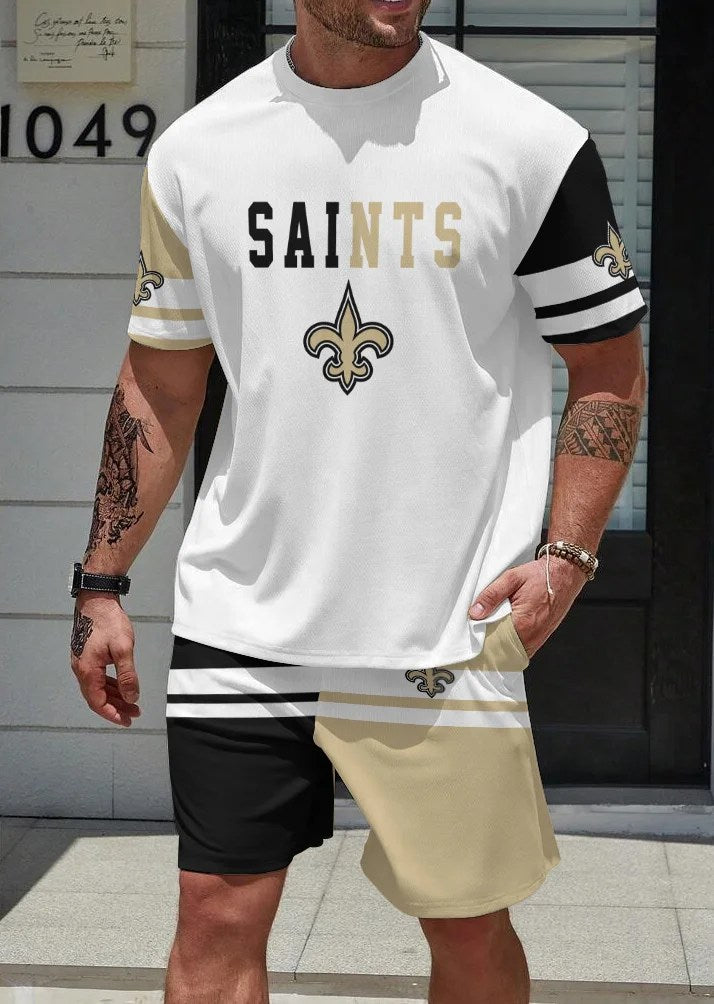 New Orleans Saints T-shirt and Shorts AZBTTSAS000045