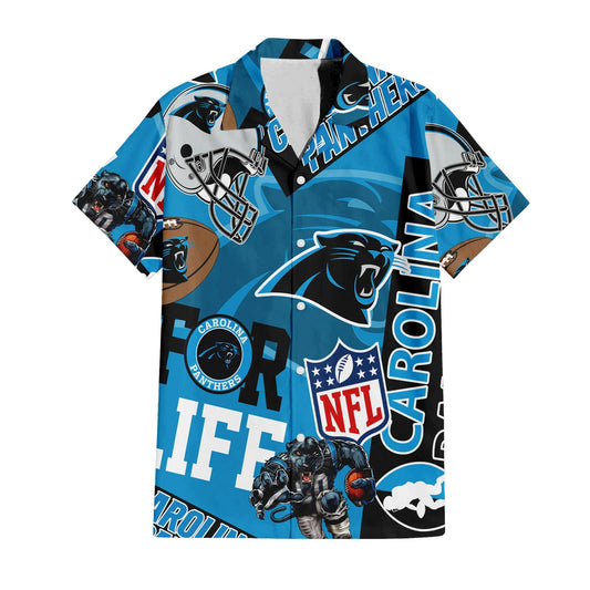 Carolina Panthers Custom Limited Edition For Life Hawaiian Shirt and Shorts AZHAHWSS000256