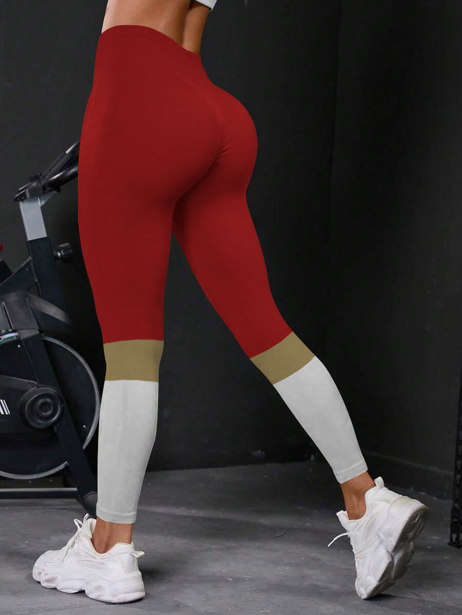 San Francisco 49ers High Waist Push Up Printed Leggings