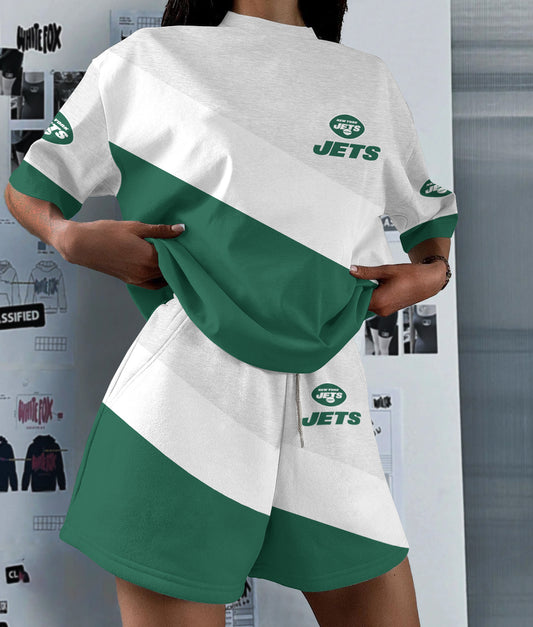 New York Jets Limited Edition Top And Shorts Two-Piece Suits (1)