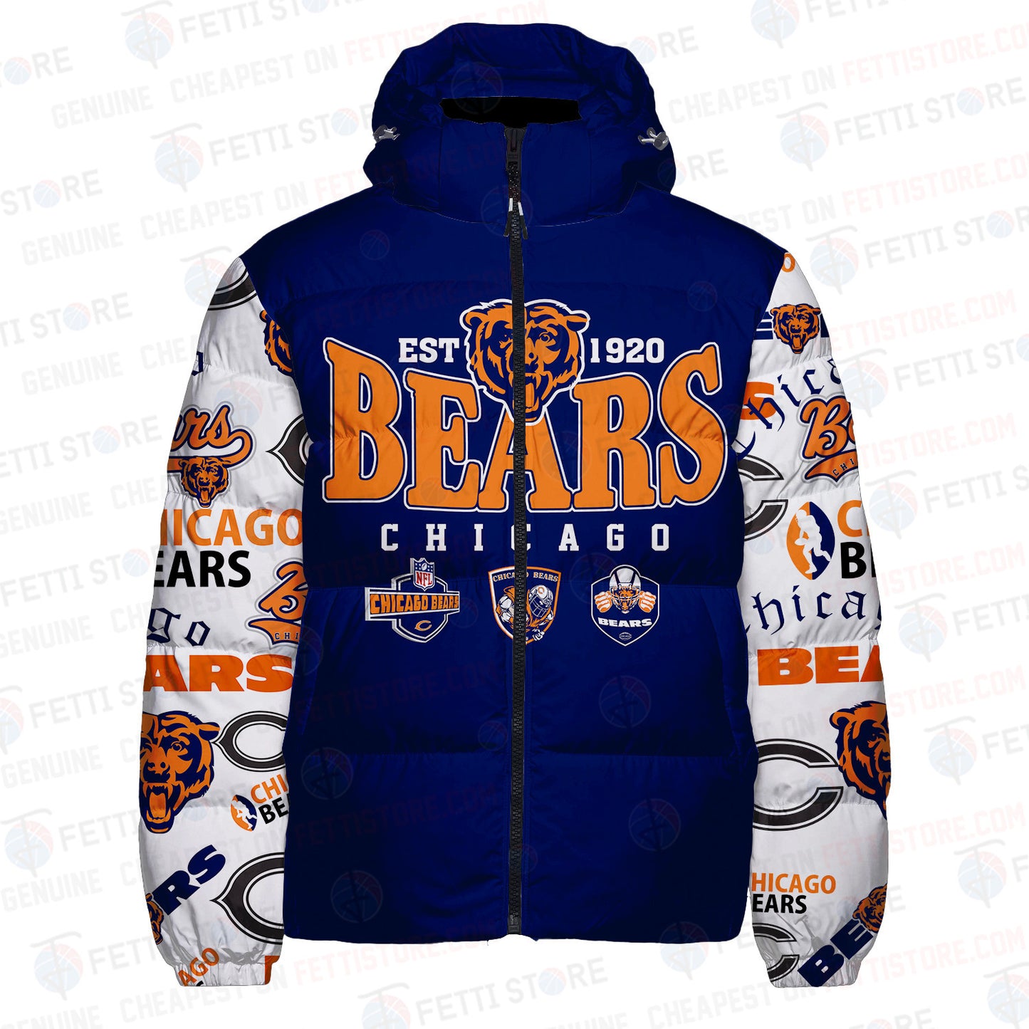 Chicago Bears CozyCloud Down Jacket AZBTDWJ000180