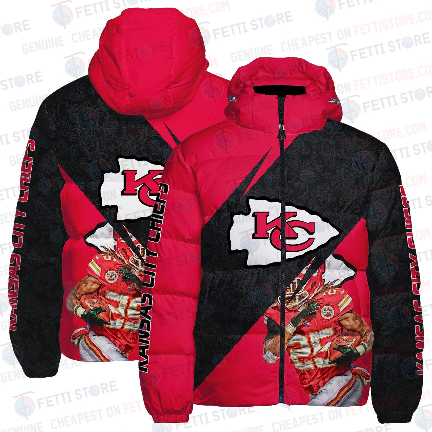 Kansas City Chiefs CozyCloud Down Jacket AZBTDWJ000015