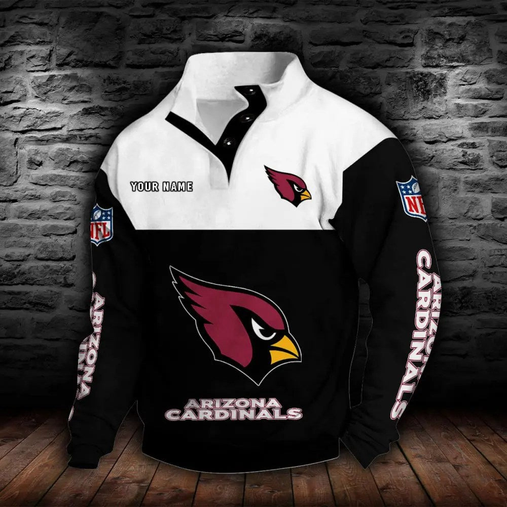 Arizona Cardinals New Personalized Colorful Stand Collar Sweatshirt  AZBTSCSW000001