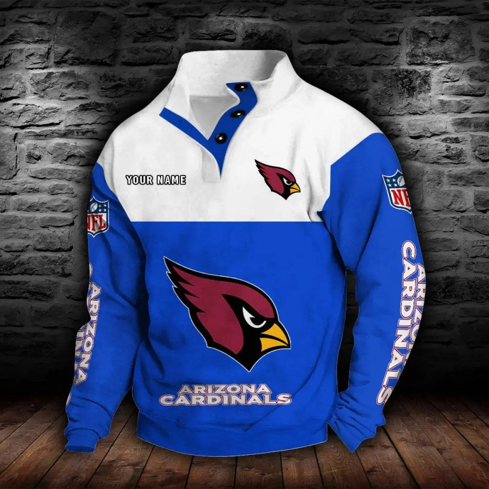 Arizona Cardinals New Personalized Colorful Stand Collar Sweatshirt  AZBTSCSW000001