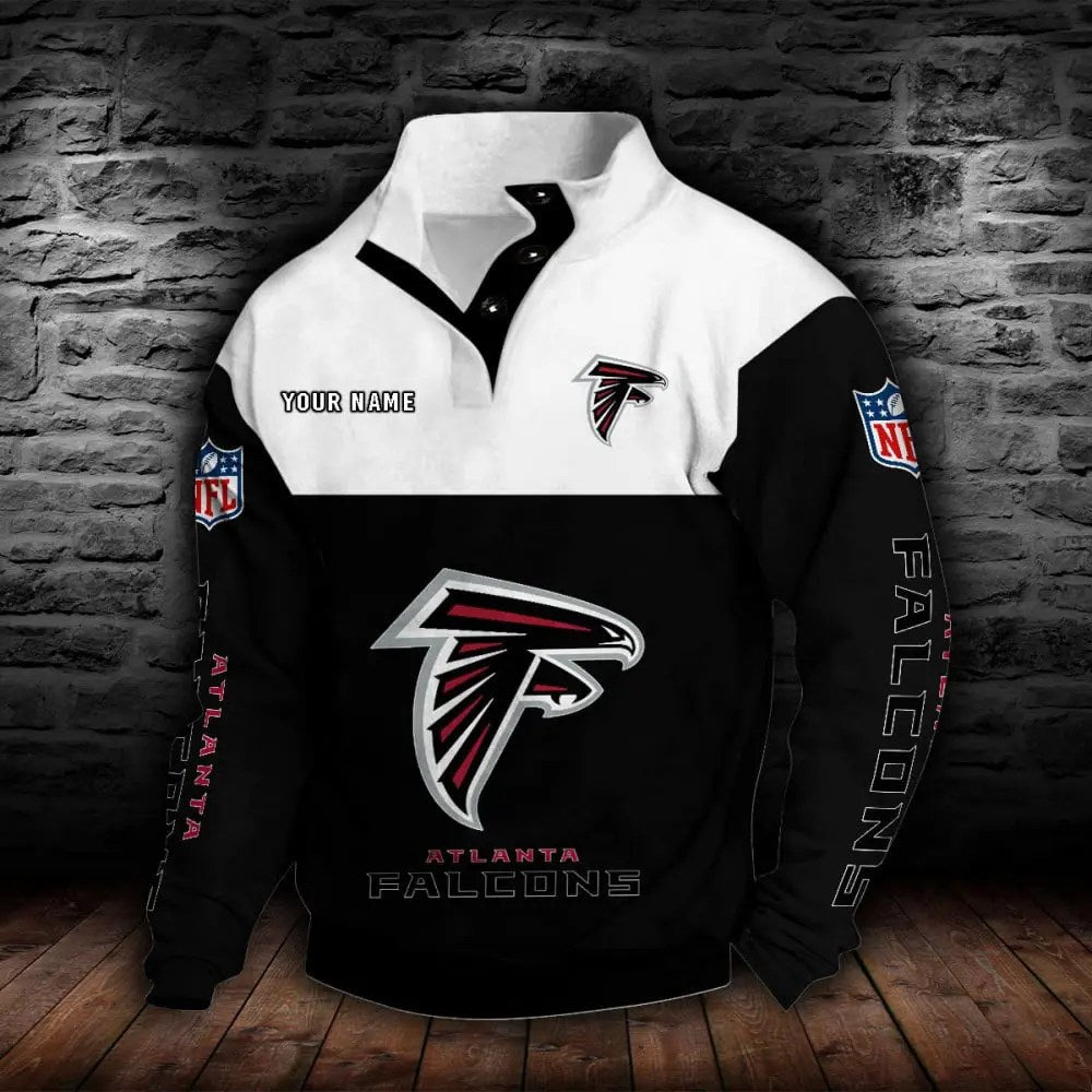 Atlanta Falcons New Personalized Colorful Stand Collar Sweatshirt  AZBTSCSW000002