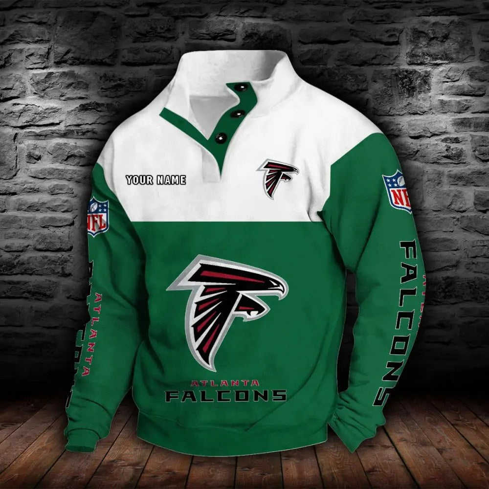 Atlanta Falcons New Personalized Colorful Stand Collar Sweatshirt  AZBTSCSW000002