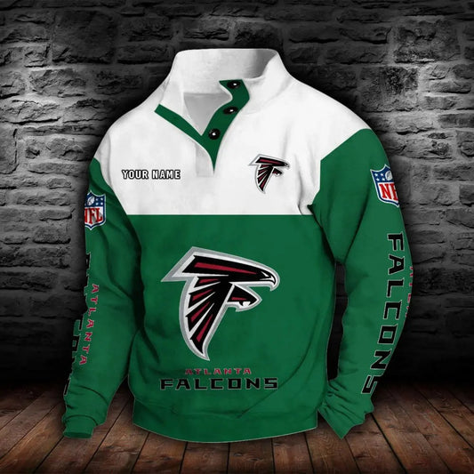 Atlanta Falcons New Personalized Colorful Stand Collar Sweatshirt  AZBTSCSW000002