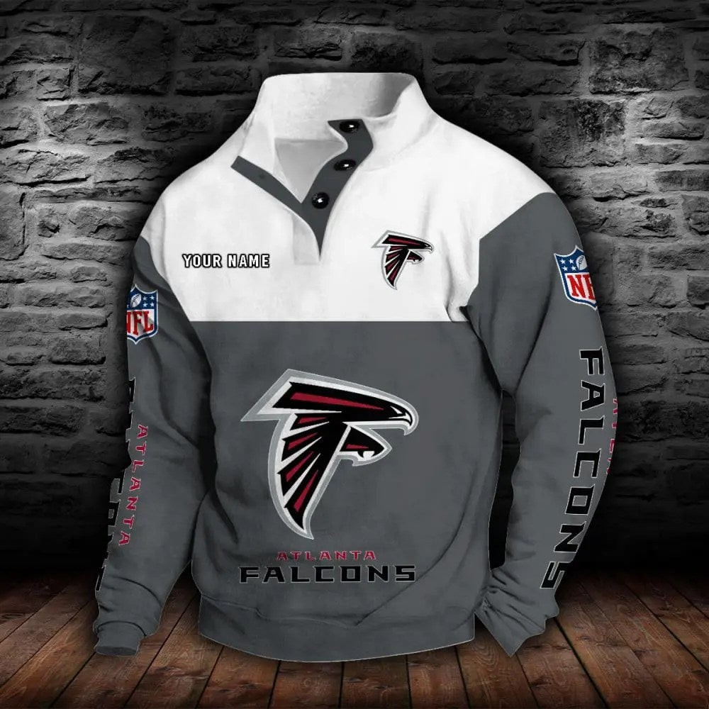 Atlanta Falcons New Personalized Colorful Stand Collar Sweatshirt  AZBTSCSW000002