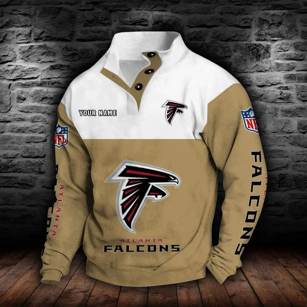 Atlanta Falcons New Personalized Colorful Stand Collar Sweatshirt  AZBTSCSW000002
