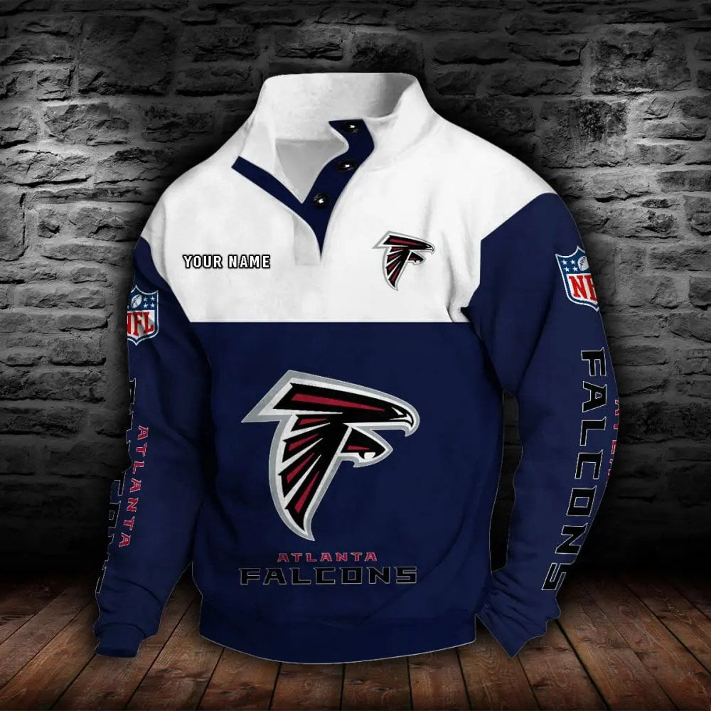 Atlanta Falcons New Personalized Colorful Stand Collar Sweatshirt  AZBTSCSW000002