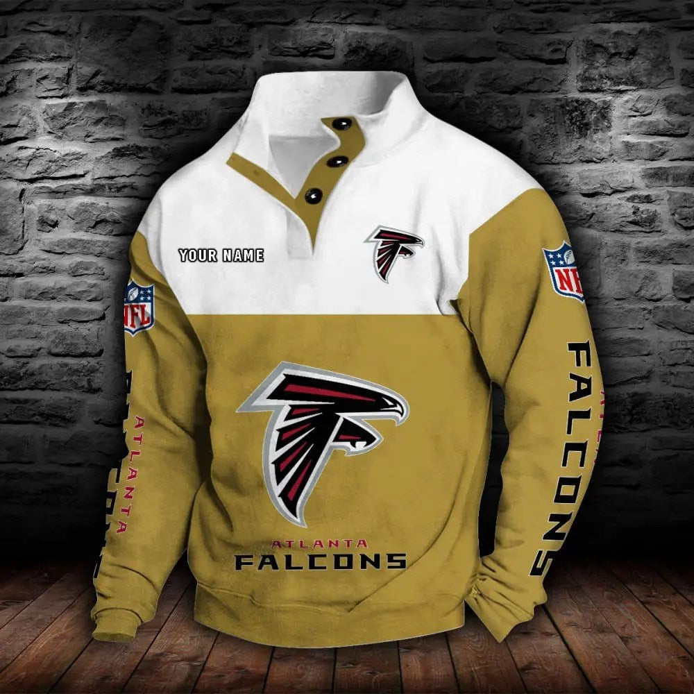 Atlanta Falcons New Personalized Colorful Stand Collar Sweatshirt  AZBTSCSW000002