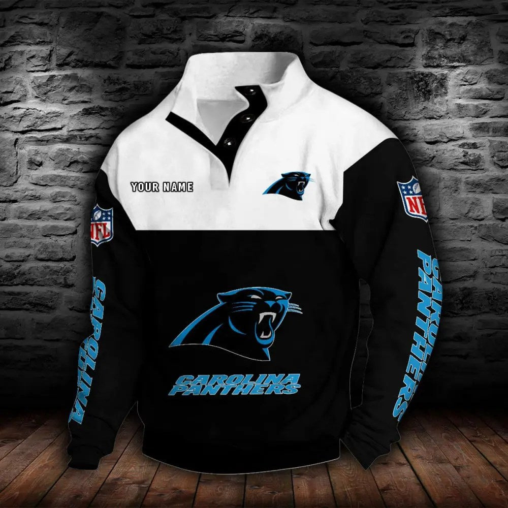 Carolina Panthers New Personalized Colorful Stand Collar Sweatshirt  AZBTSCSW000005