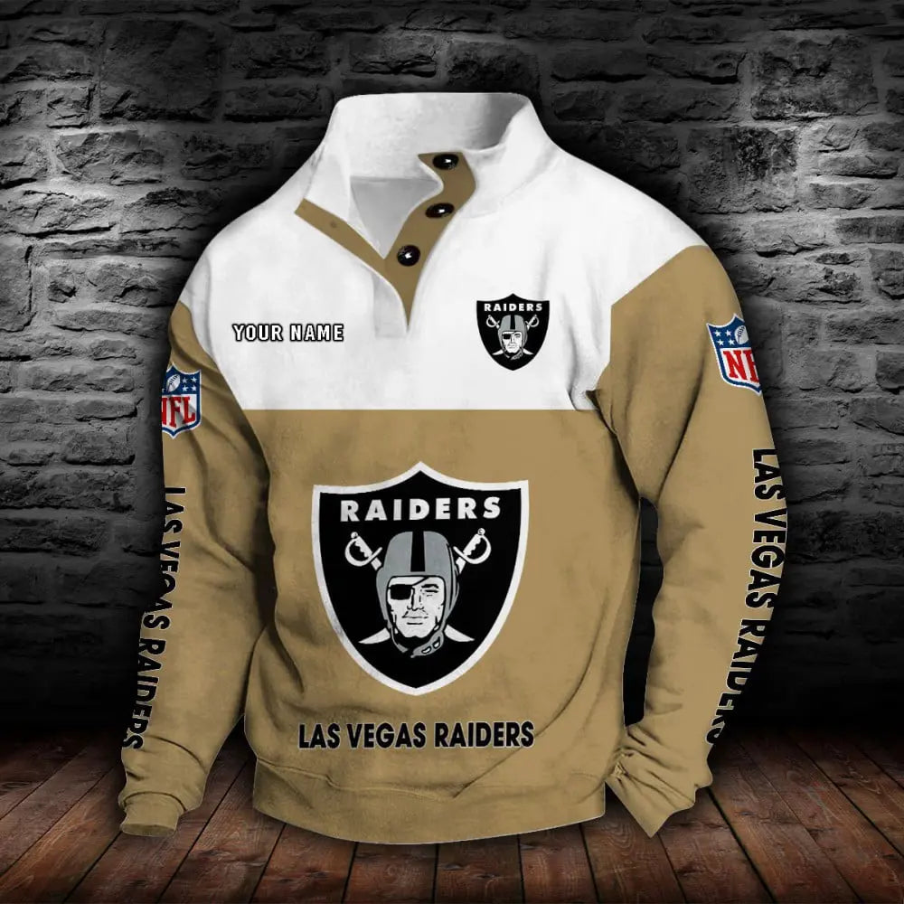 Las Vegas Raiders New Personalized Colorful Stand Collar Sweatshirt  AZBTSCSW000016