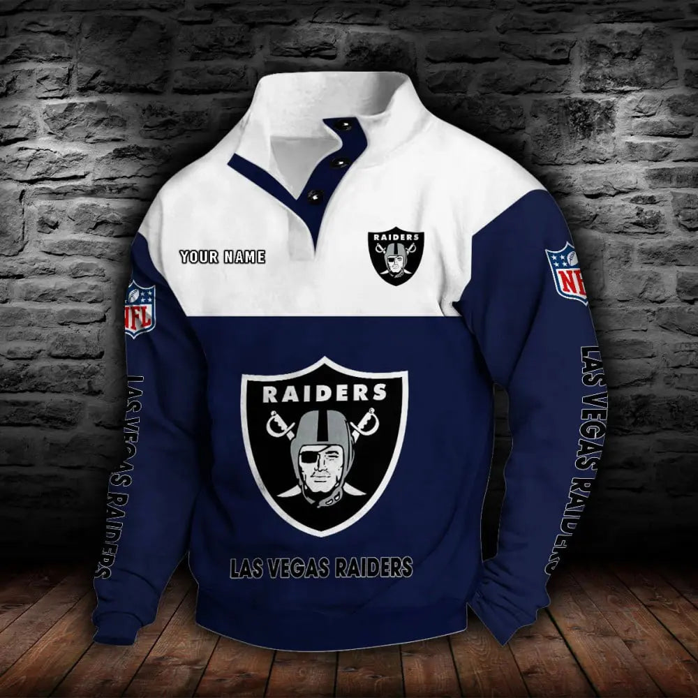 Las Vegas Raiders New Personalized Colorful Stand Collar Sweatshirt  AZBTSCSW000016