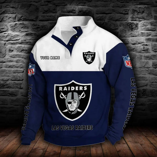 Las Vegas Raiders New Personalized Colorful Stand Collar Sweatshirt  AZBTSCSW000016