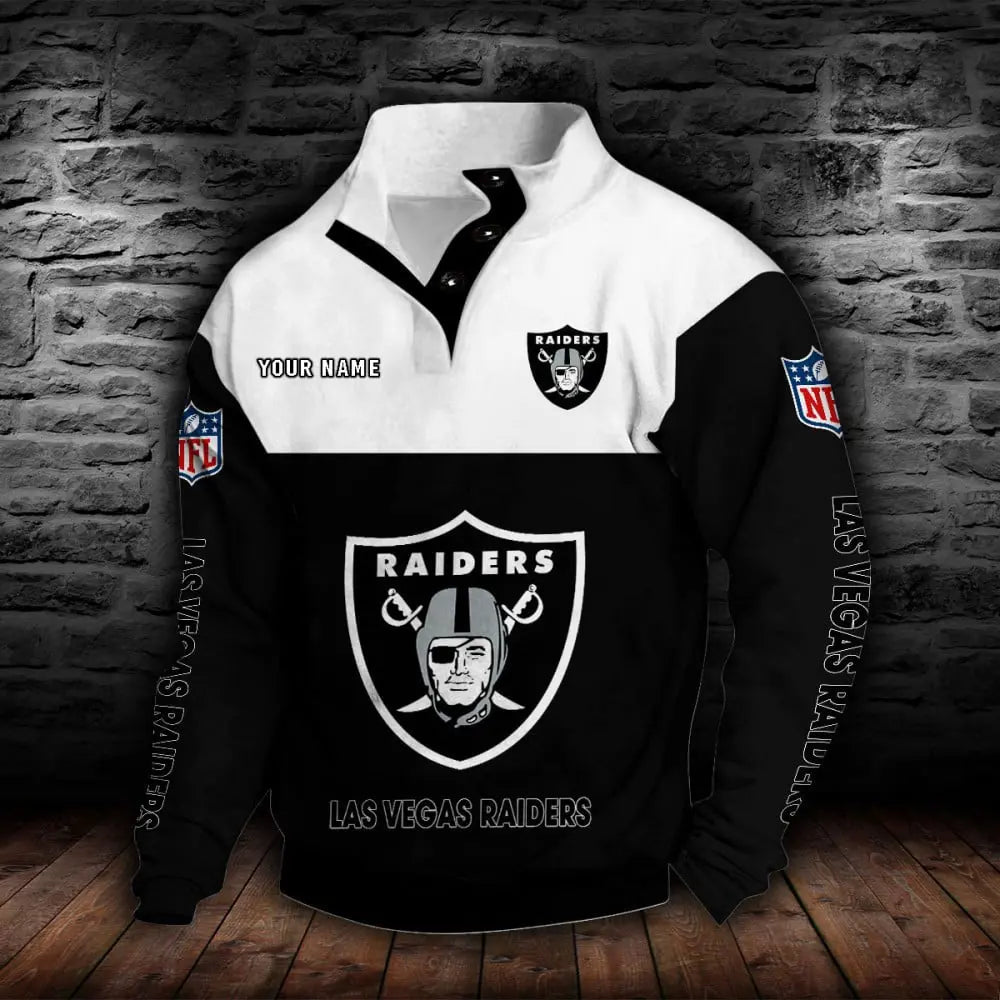 Las Vegas Raiders New Personalized Colorful Stand Collar Sweatshirt  AZBTSCSW000016
