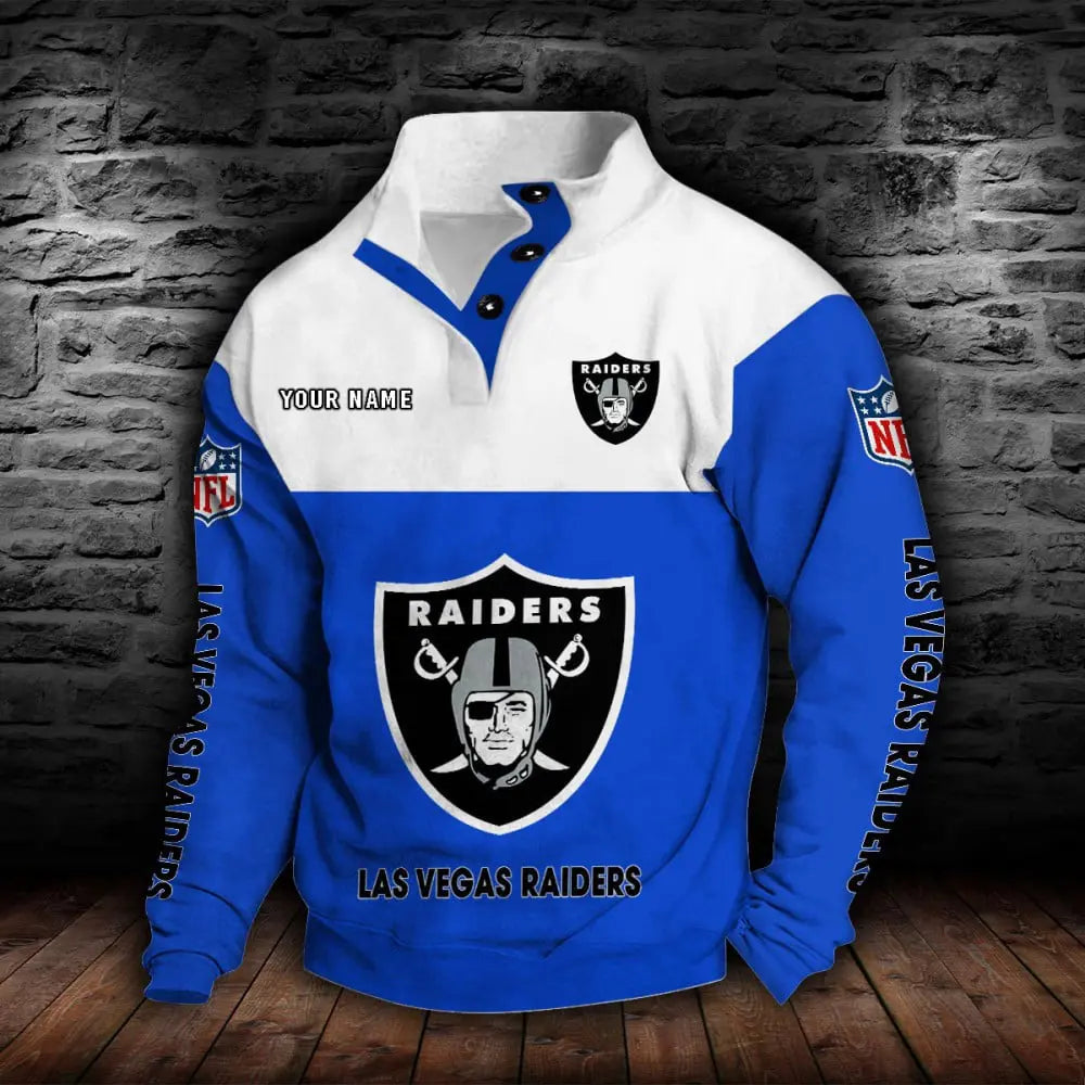 Las Vegas Raiders New Personalized Colorful Stand Collar Sweatshirt  AZBTSCSW000016