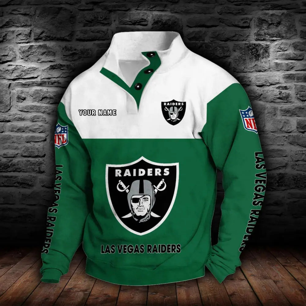 Las Vegas Raiders New Personalized Colorful Stand Collar Sweatshirt  AZBTSCSW000016
