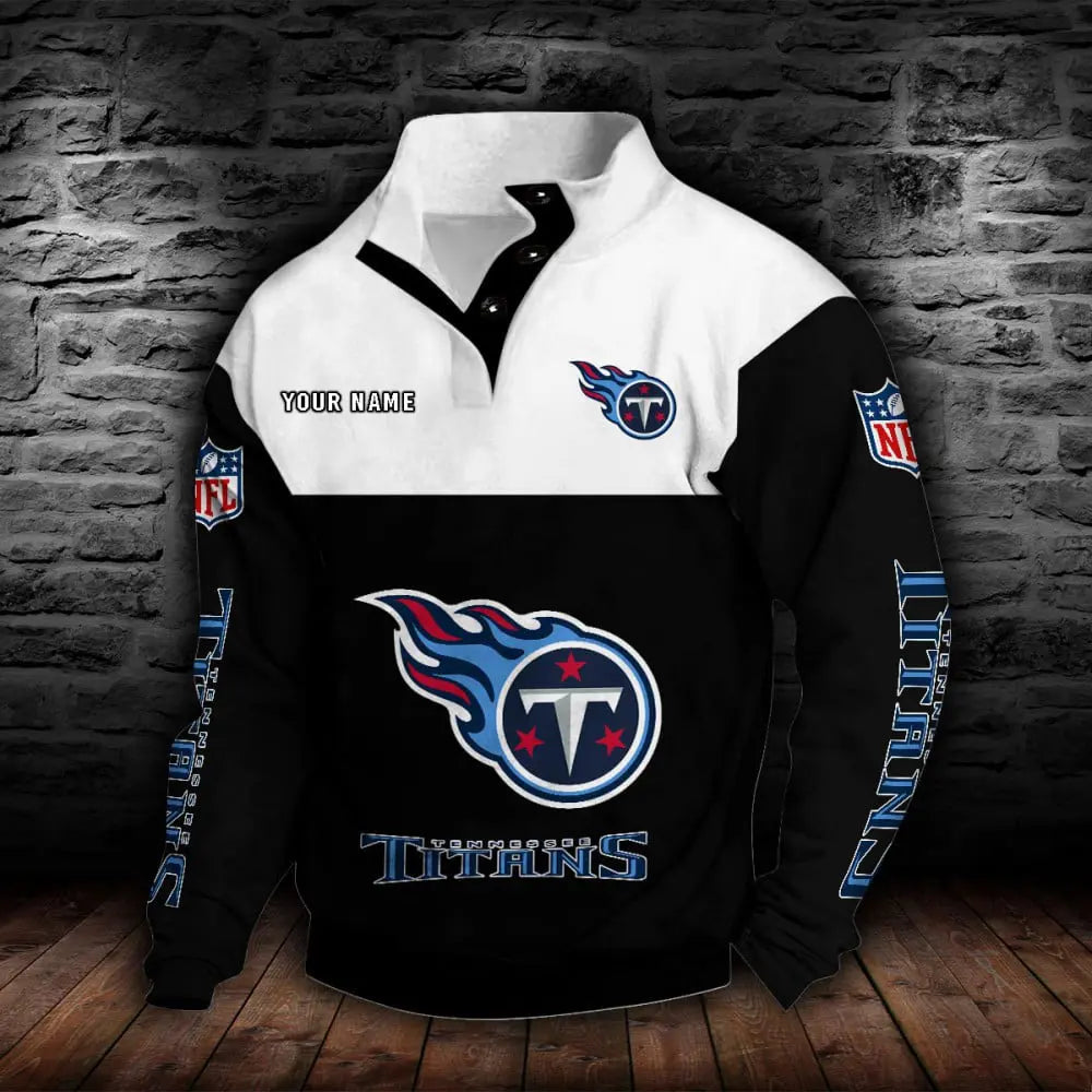 Tennessee Titans New Personalized Colorful Stand Collar Sweatshirt  AZBTSCSW000030