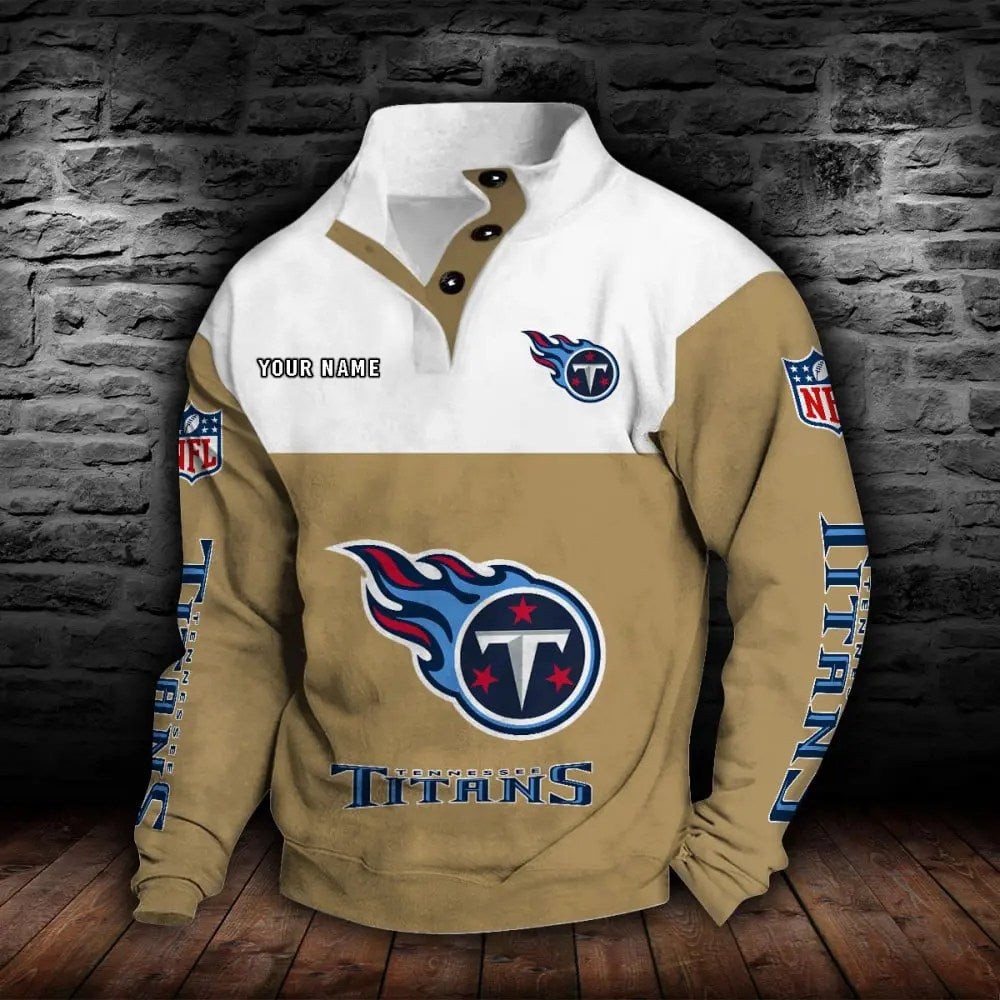Tennessee Titans New Personalized Colorful Stand Collar Sweatshirt  AZBTSCSW000030