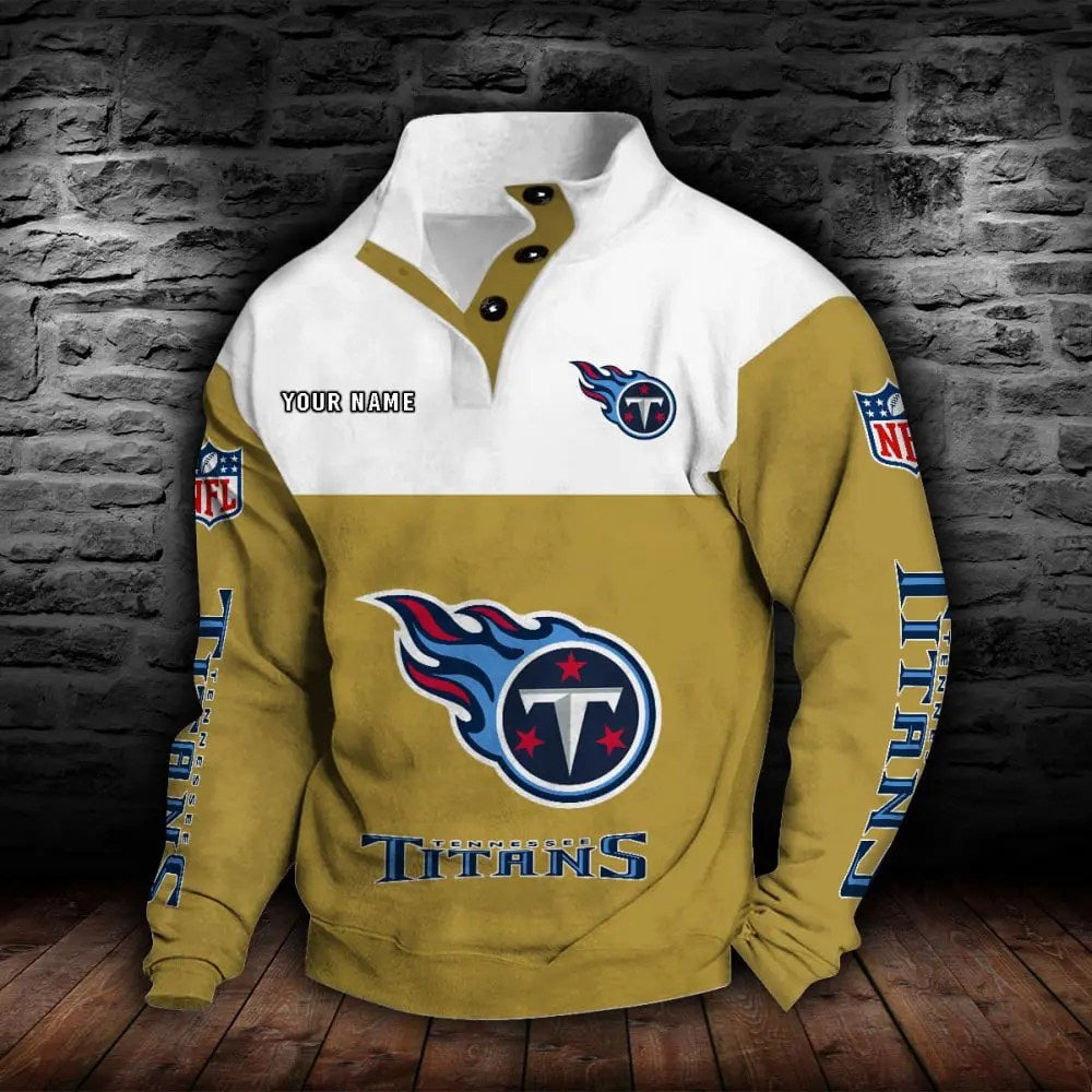 Tennessee Titans New Personalized Colorful Stand Collar Sweatshirt  AZBTSCSW000030