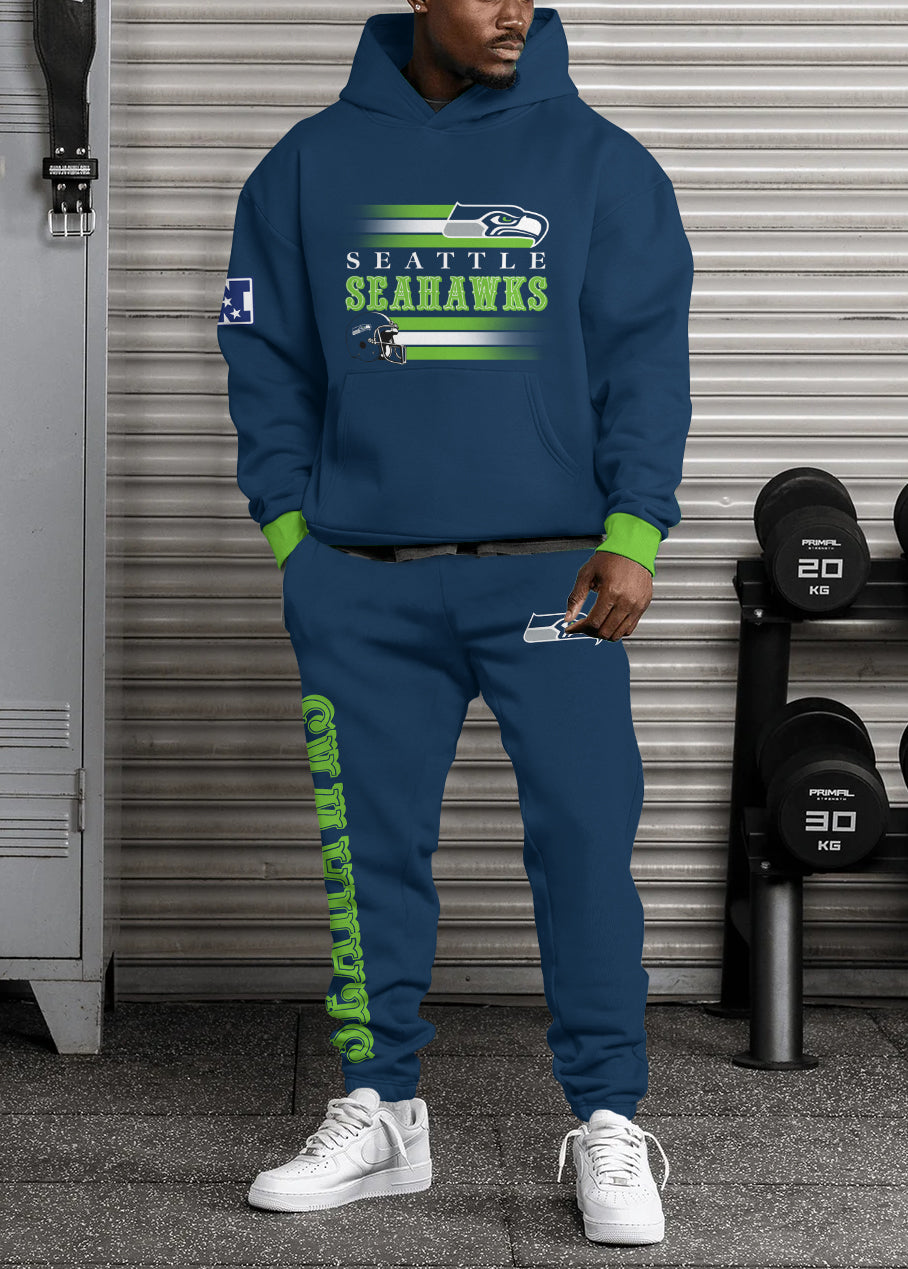 Seattle Seahawks Combo Pullover Hoodie And Sweatpants AZBTPHSP000288